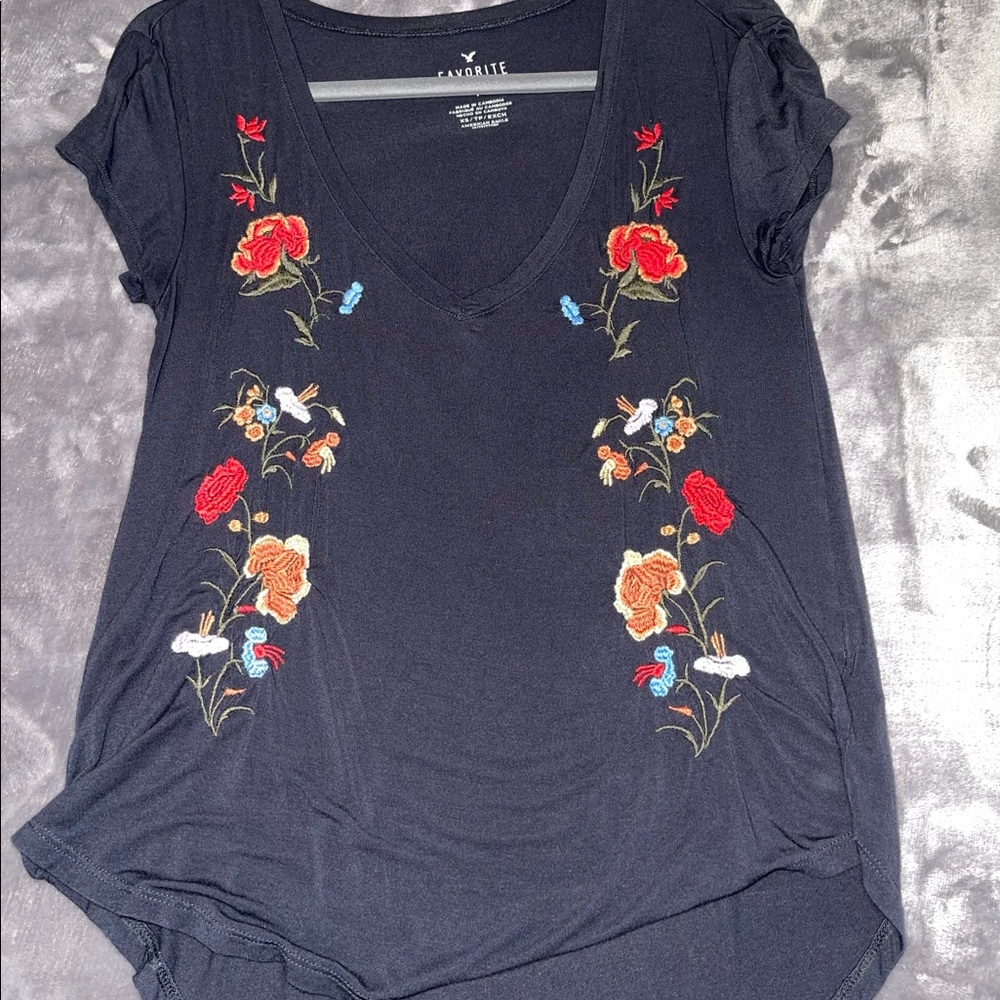 Super cute and soft v neck t shirt